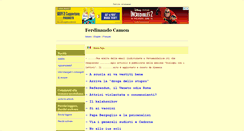 Desktop Screenshot of ferdinandocamon.it